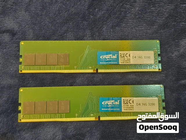 32gb ram ddr4 (16+16) قابل للتفاوض