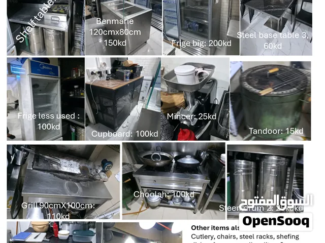 restaurant items for sale