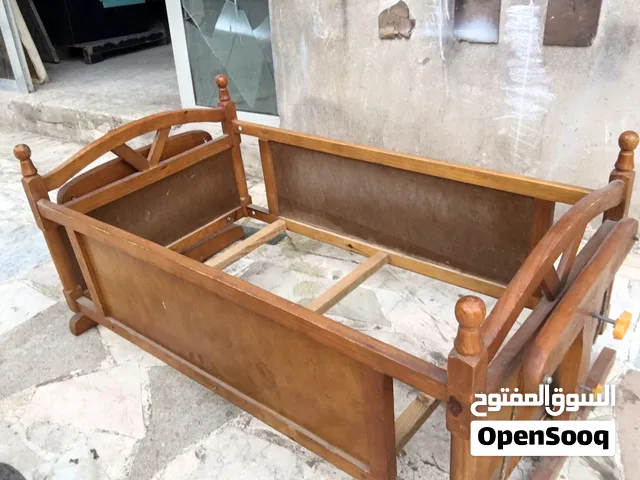 سرير اطفال خشب متحرك