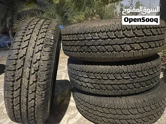 اطارات برجستون جديده غير مستخدمه مديل 12/2023