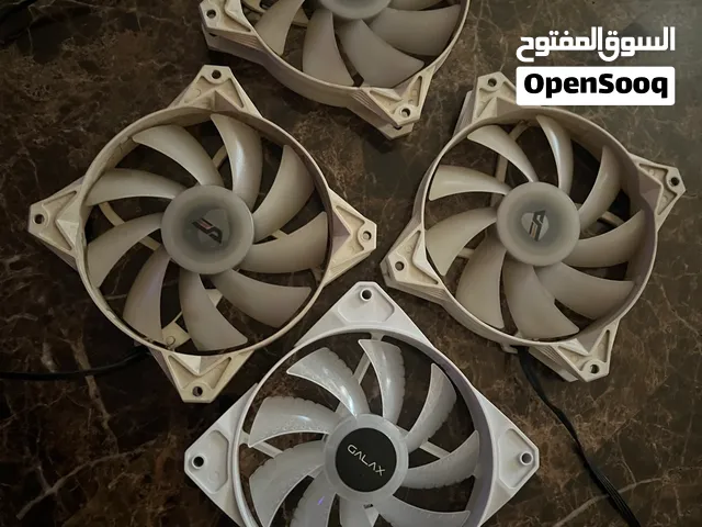 4 فانات لون ابيض rgb