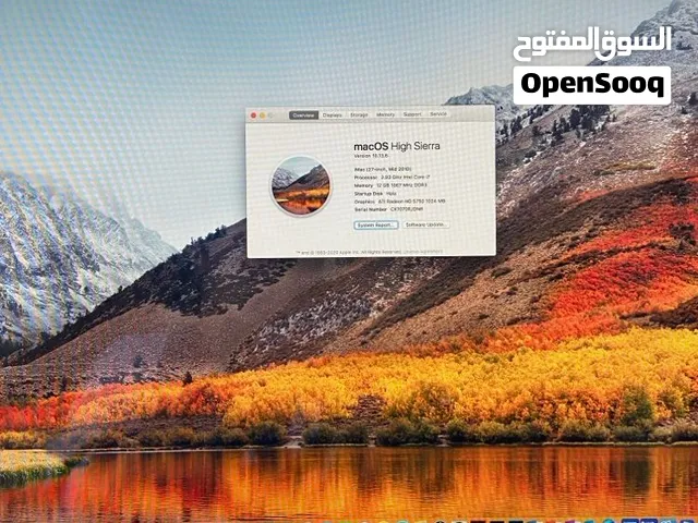 iMac (27-inch, Mid 2010)، شاشة 27 إنش - معالج i7