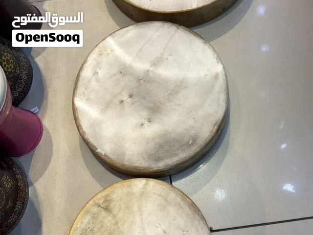 موسيقى الات إيقاعية دفوف جلد دفوف وجه بلاستك طبول طبلات بنغز رق مزهر  دف جلد ثلاث احجام 32سم34سم36سم