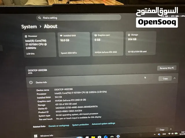 لابتوب لينوفو ليجن حاله ممتازه بشغل كل الالعاب على اعلى مواصفات السعر 400 دينار قابل للتفاوض
