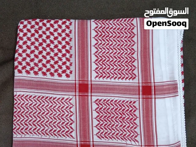 شماغ اردني لون احمر ب 2.49JD