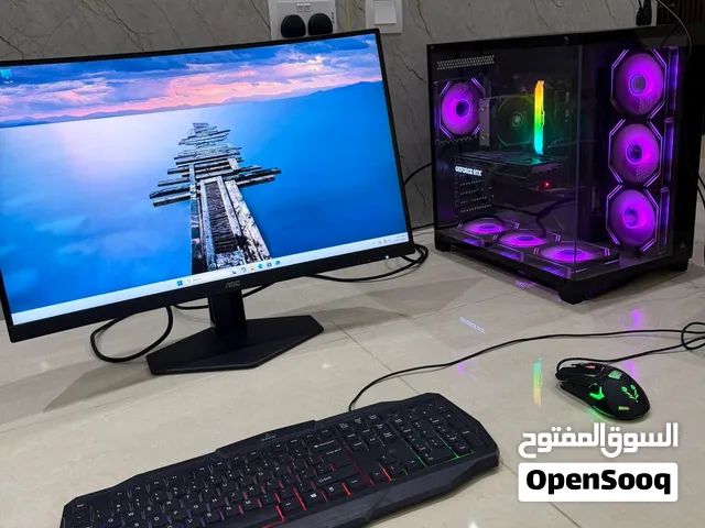 Full Gamming setup for sale RTX 4070 super I5 14400f 32 gb ram 2tb ssd  750 watt psu monitor 280 hz