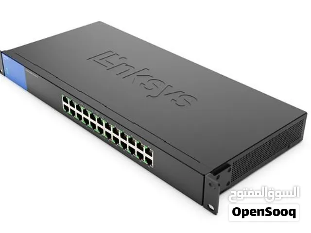LINKSYS - LGS124P Unmanaged Gigabit Switches half PoE+ 24-port -120w budget