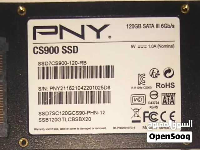 SSD بسعة 120GB من نوع SATA