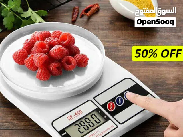 ميزان طعام للمطبخ و المنزل والخضار رقمي الكتروني اصلي يقيس من غرام لغايه 10 كيلو للبهارات وزن مقادير