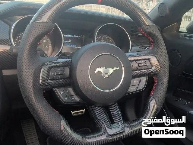 mustang 2018-2023 steering wheel carbon fiber almost new