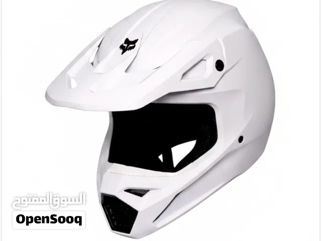 Fox V1 Solid Helmet Matte White MIPS DOT & ECE 22.06 Certified MX Helmet - 836607