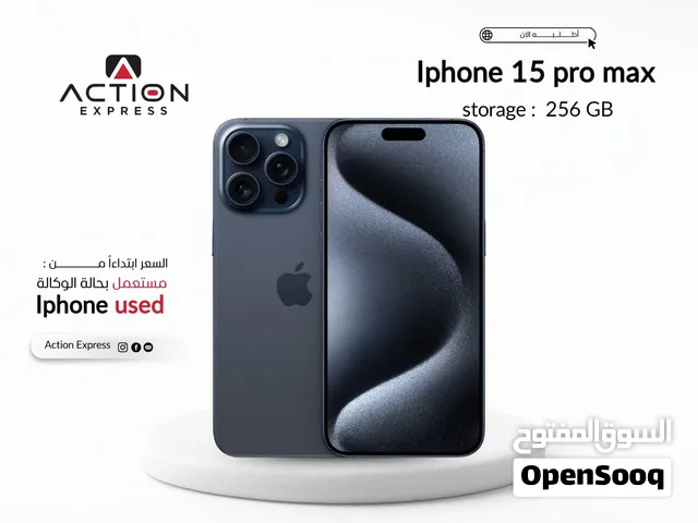IPHONE 15 PRO MAX ( 256GB ) USED // ايفون 15 برو ماكس ذاكره 256 جيجا