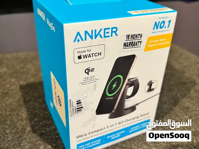 شاحن Anker MagGo لاسلكي 3 في 1 Qi2 جديد