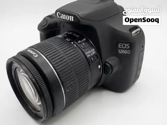 متوفر كانون 1200dبحاله ممتازه مع اغراضها بسعر ينافس السوق