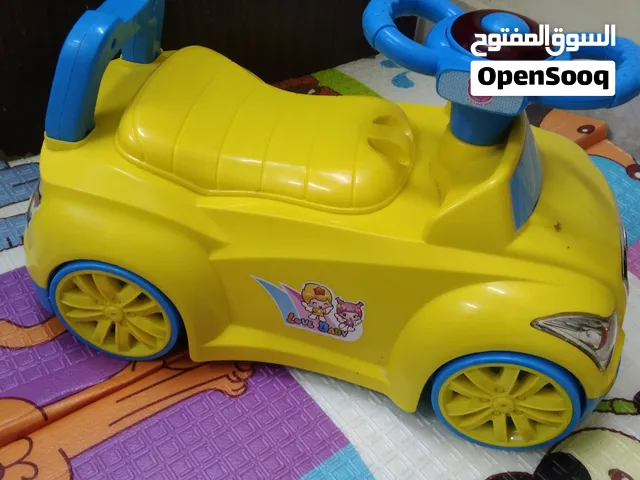 Yellow baby car +potty