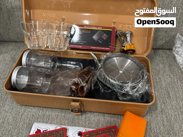 عدة الشاي خفيفة وسهلة التخزين