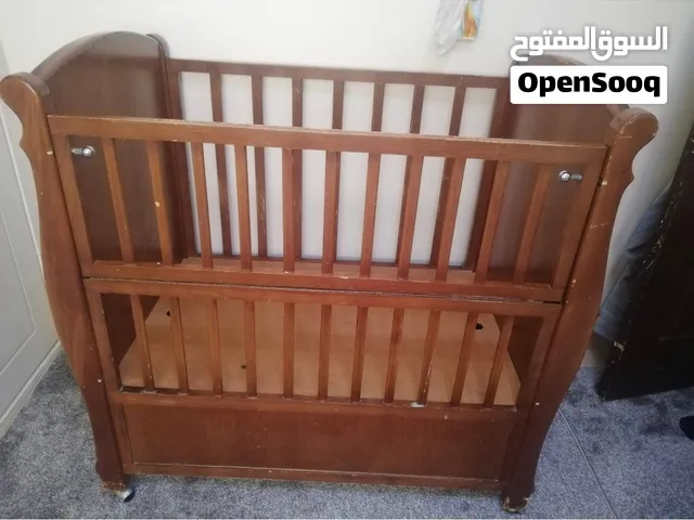 تخت بيبي خشب زان تفصيل