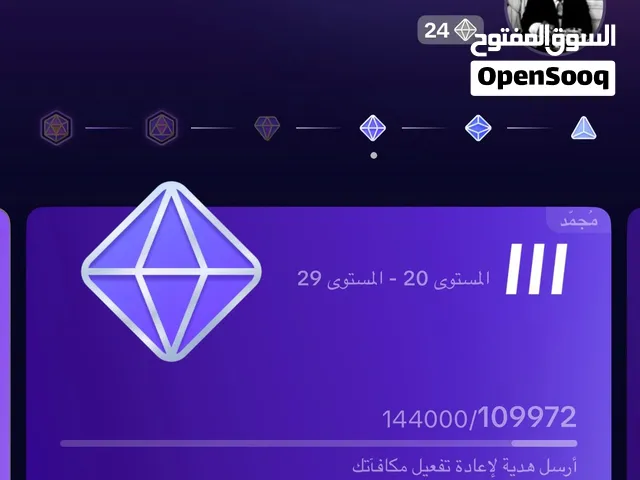 حساب تيك توك لفل 24
