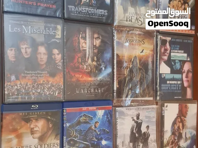 مجموعة افلام DvD وBlueRay جديدة  (كوبي و أصلي) ب 5 دنانير فقط لكامل المجموعة