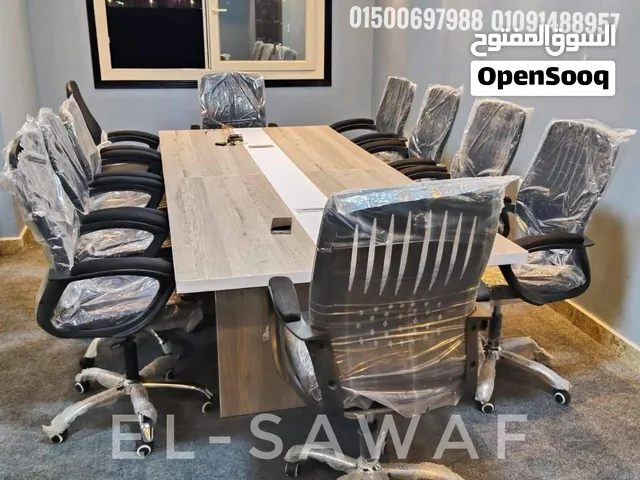 أثاث مكتبي،ترابيزه اجتماعات خشبmdfاسباني،ترابيزة اجتماعات مودرن table meeting room