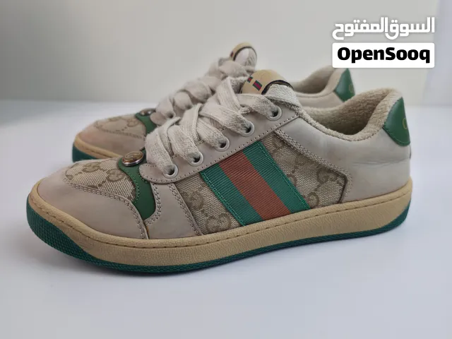 حذاء غوتشي اصلي مقاس 37 لون بيج الاصلي للبيع بسعر مغري