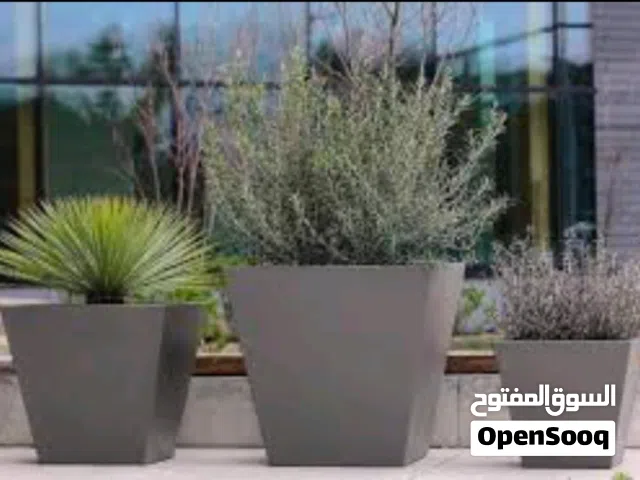 جمل حديقة منزل بالاحواض الزراعيه والنوافير نفصل على حسب الطلب الفايبر جلاس