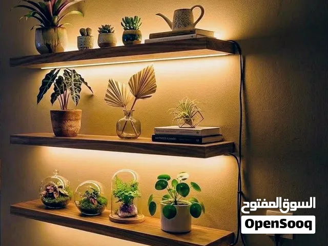 منظم ديكورات مضيء  ديكورات نباتيه أو انتيكات  منظم شيك جدا للتجديد بلمسه ساحره