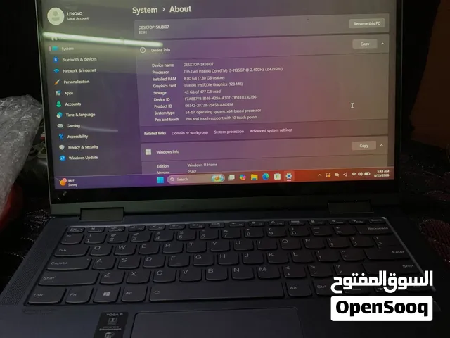 لاب توب لينوفو جديد