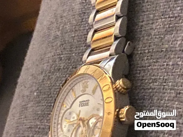 ساعه اصلي فيريري سويسريه ذهبيه ب سلفر