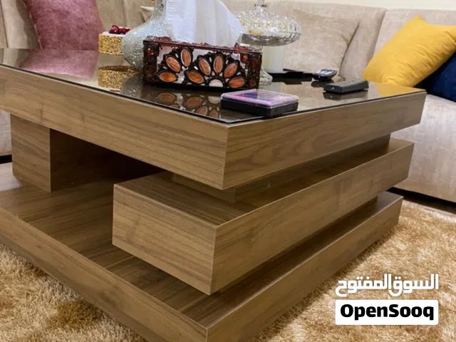 غرفه نوم كامله بدون تخت طاوله وسط  فرن بلت ان