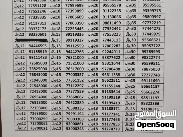 Omantel VIP mobile numbers in Muscat