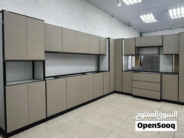 مطابخ صاج والغرفة النوم لجميع الموديلات على حسب الطلب المنيوم متين رفوف العرضيات 4 ملي  الدواليب ض