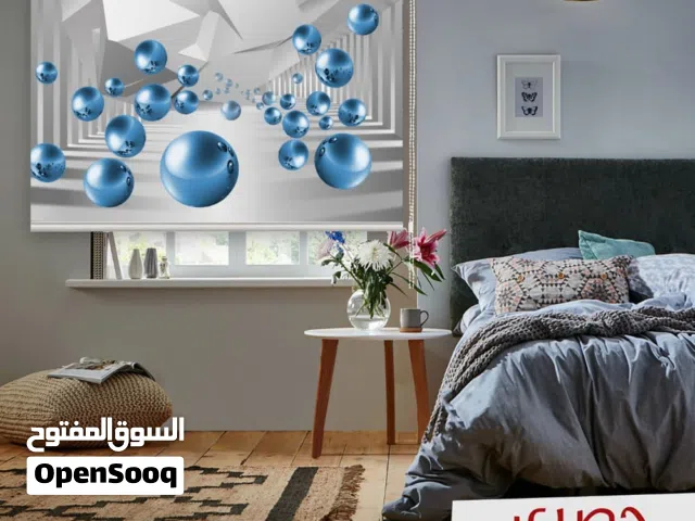 ستائر رول  بنار 440 جرام  تفصيل حسب الطلب 150*200سم 22000