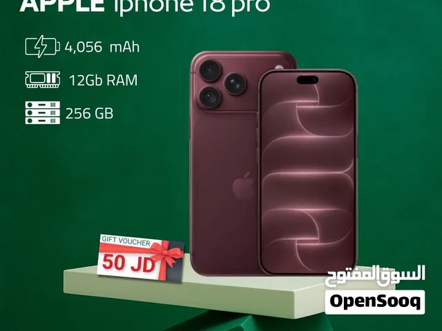 IPHONE 18 PRO ( 256 & 512 & 1Tb ) NEW /// آيفون 18 برو ذاكرة 256 و 512 و تيرا الجديد