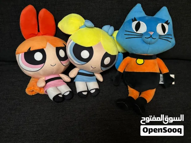 Set of three plushies