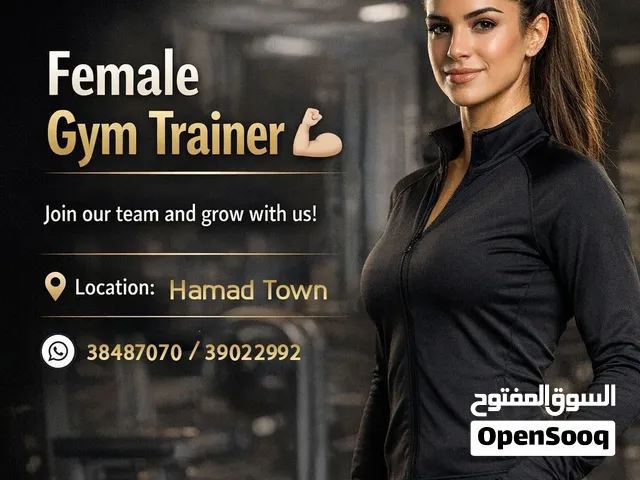 Female gym trainer