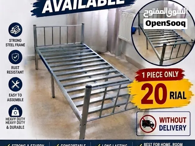 New  steel single bed farem available
