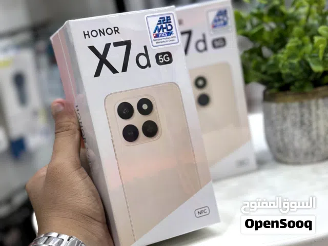 عرض خاص : honor X7D 256gb 5G الهاتف الجديد من هونر مواصفات قويه و سعر مناسب ضمان الوكيل سنة