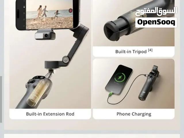فرصه لم تعوض حامل dji 7p osomo +مايك holyland lark m2s وارد الخارج بحاله الجديد زيرو