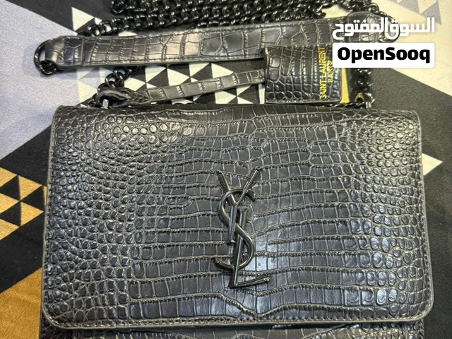 Saint Laurent Pre-Owned Sunset Crocodile Embossed Leather Medium crossbody bag