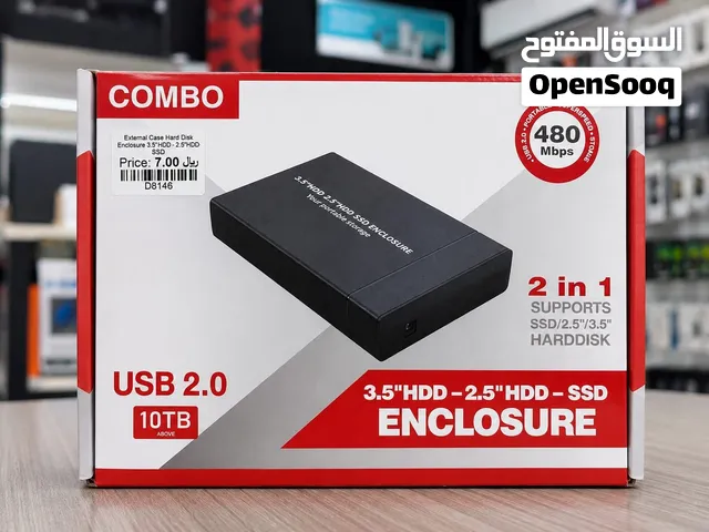 Brand New Hard Disk Enclosure in Oman  Dual compatibility