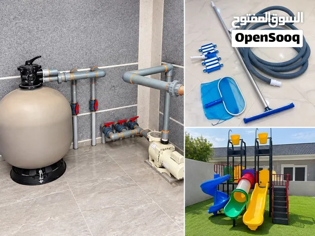 ألعاب مائية للمسبح + فلتر هايورد 30 بوصة + مضخة 2 حصان