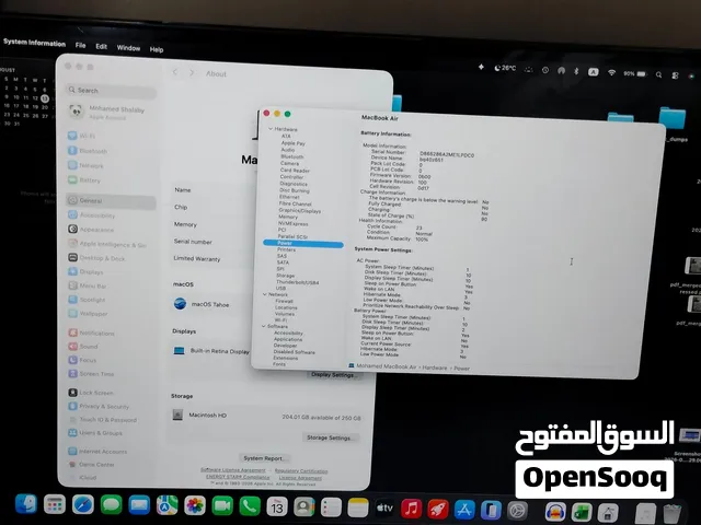 M4 15  بطارية 100% تم الشحن 23 مرة