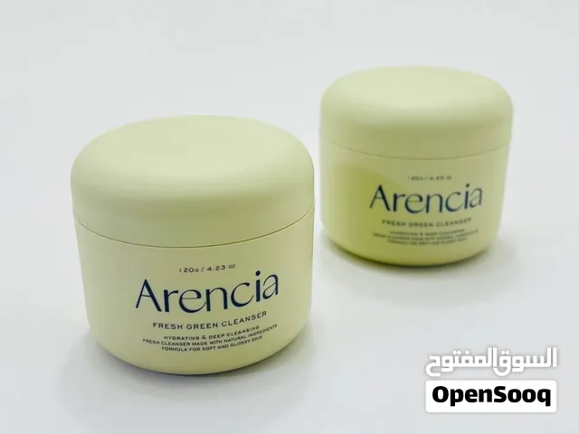 غسولات ومقشرات يومية من ماركة Arencia (أرينسيا) الكورية  اللون الوردي يناسب البشرة الجافة