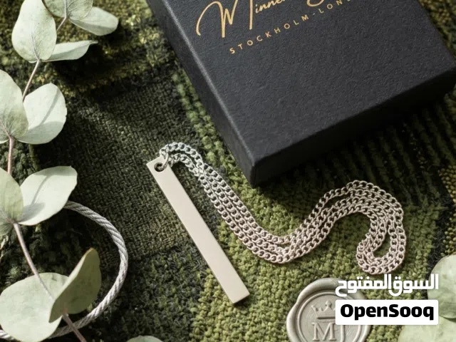 سنسال فضة سويدي أصلي مخصص للهدايا (براند Minnen الفاخر) بحالة الوكالة