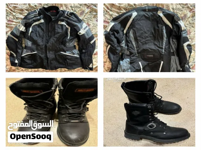 Harley Shoes and IXS Safety Jacket