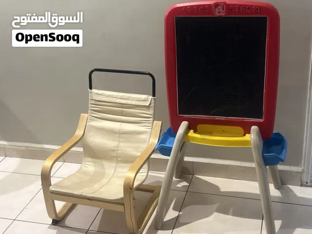 Ikea kids chair and board
