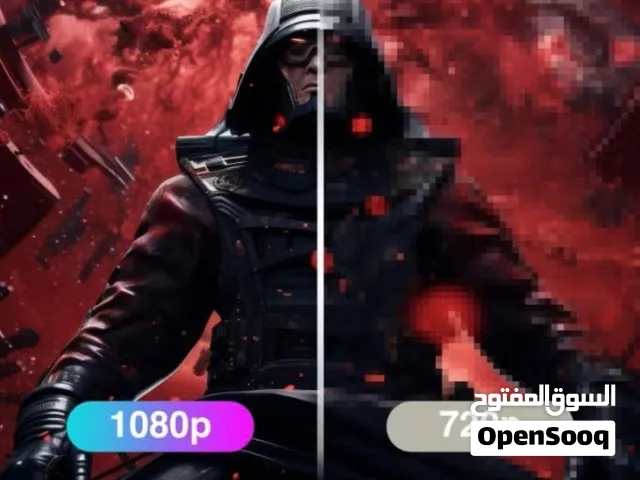 شاشت قيمنق للبيع نضيفه ومثل الجديد