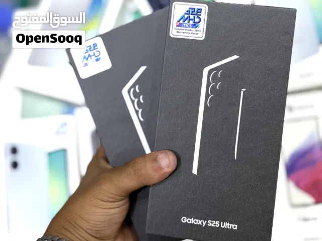 عرض خاص : Samsung S25 ultra 256gb جديد - new ضمان وكيل عمان MHD و بأقل سعر من دكتور فون لا يفوتك