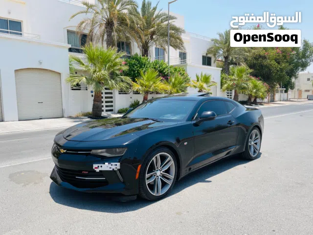 *CHEVROLET CAMARO* *Bahrain Agency* Model -  2018 Km - 95k km Engine -  3.6L Color – Black  *Registr